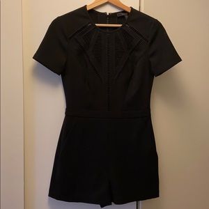 BCBG stretch fitted romper